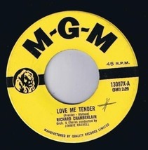 Richard Chamberlain Love Me Tender 45 rpm All I Do Is Dream Of You - £3.93 GBP