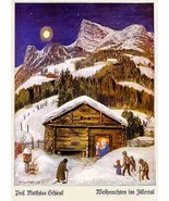 The Nativity – Christmas in Zillertal – Matthäus Schiestl – Beautiful Ca... - £11.42 GBP