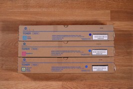 3 OEM Konica Bizhub C458,C558,C658 TN514CMY Low Yield Toners (Net Weight... - $126.72