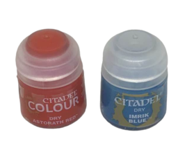 Citadel Colour Paint Dry Astorath Red Imrik Blue Model Game Lot 2 NEW Se... - £15.75 GBP