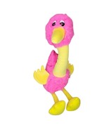 Y2K Manley Toy Direct Pink Emu Ostrich Bird Plush Stuffed Animal Fuzzy 11&quot; - £18.55 GBP