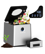 Electric Kitchen Composter, 3L Large Capacity with Visual Lid and LED Di... - $15,395.36 MXN