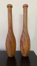 2 Indian Clubs  ,Wood clubs, Mugdar, Karlakattai,  1 Kg - $115.00