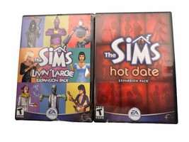 Sims PC Games Livin Large Expansion Pack And Hot Date Sealed - £18.88 GBP