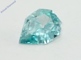Pear Empress Loose Diamond (0.47 Ct,Light Blue(Irradiated) Color,VS1 Clarity) - £380.87 GBP
