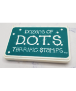 Permanent Blue Ink Pad for Stamping Vintage D.O.T.S Rubber Stamps - €5,12 EUR