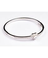 Handcrafted 925 Sterling Silver Zircon Gemstone Gorgeous Heart Bracelet - $185.89+