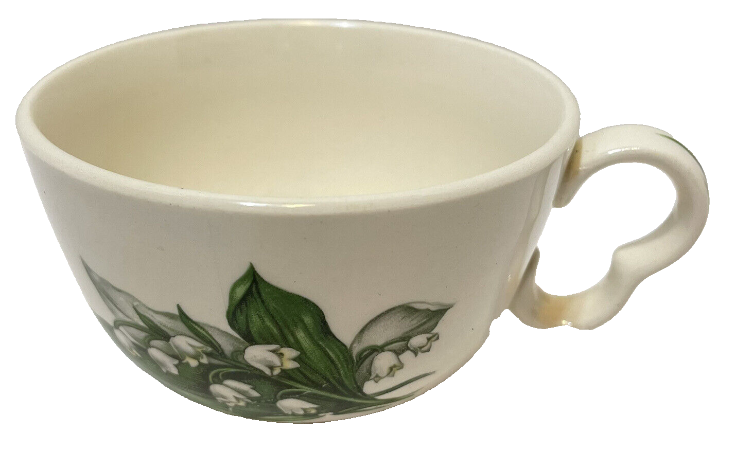 Primary image for Vintage China Tea Coffee Cup Lily of the Valley 2.25" Tall 3.75" Diameter