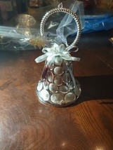 Christmas/Holiday Hanging Silver Bell Large Decor-Brand New-SHIPS N 24 H... - $12.52