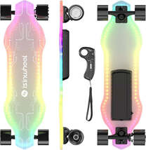isinwheel   V6   Pro   Electric   Skateboard with   Pedal   Lights   &amp;  ... - $399.00