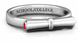 Graduation Ring, Graduation Gift, Class College Ring, Custom Class Ring - £127.89 GBP