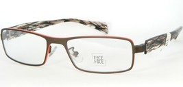 Face A Face Denim 3 9219 Brown /ORANGE Eyeglasses Glasses Frame 54-18-130 France - £177.10 GBP