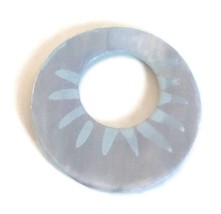 Handmade Ceramic Pendant For Necklace Extra Large 55mm Round Artisan Clay Charm - £11.66 GBP+
