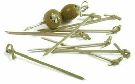 Culinary Accessories Gourmet Gadgets &amp; Tools Bamboo Knot Picks 4.5&quot; 50co... - £8.98 GBP