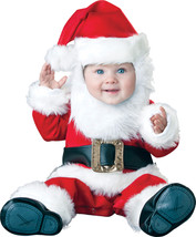 InCharacter Deluxe Santa Baby Infant/Toddler Costume, Medium Red - £126.40 GBP