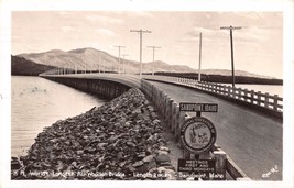 SANDPOINT ID WORLDS LONGEST ALL WOODEN BRIDGE~REAL PHOTO POSTCARD 1947 B... - $2.96
