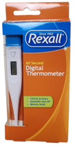 Rexall 60 Second Digital Thermometer Auto Shut-off Memory Recall - Brand... - $151.44 MXN