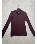 Athleta Flurry Elemental Turtleneck Shirt Long Sleeve Womens M Thumbholes - $21.88