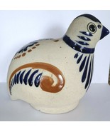 Vintage Tonala Mexican Pottery 5-1/4&quot; Quail Figurine Signed Mexico (S) - $24.25 CAD