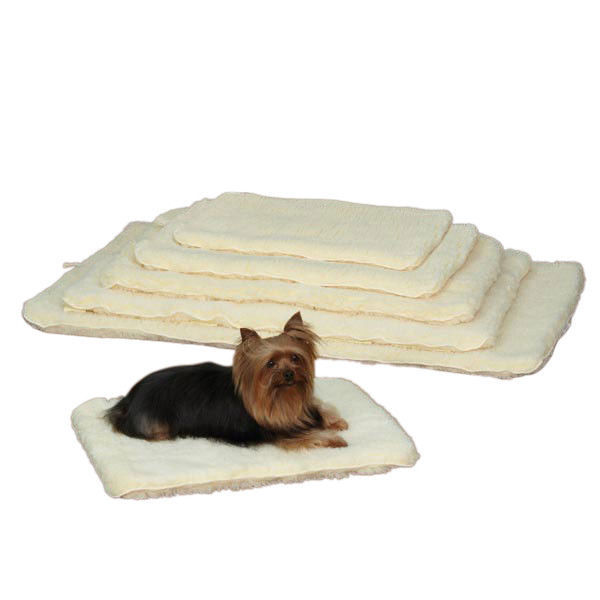 Dog Beds Double Sided Sherpa Plush Warm Furniture Cover Crate Mat Choose Size