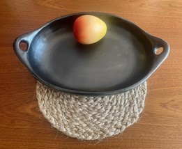 Roasting Pan Oval Saute Dish Pan Casserole Dish  12&quot;x 11&quot;x3&quot; Black Clay ... - $1,677.59 MXN
