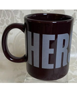 Hershey&#39;s Hot Chocolate Cocoa Galerie Brown Coffee Tea Mug Cup Vintage - £6.76 GBP