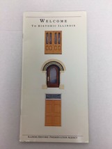 Welcome To Historic Illinois Booklet 1991 - $8.90