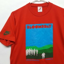 Vtg 1988 Nike Bloomsday Run Race Finisher Red T Shirt Sz M 80s USA Made - £60.30 GBP