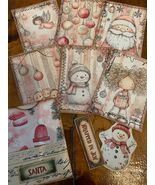 Pink Christmas Junk Journal Pocket - $145.58 MXN