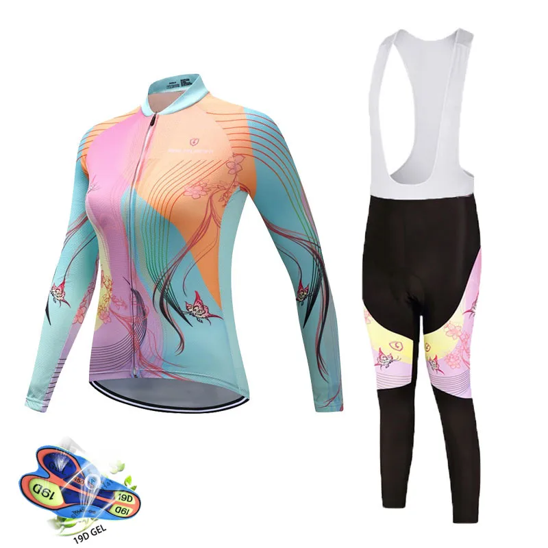 Sporting 2022 Women&#39;s Spring Cycling Clothing Bicycle  Kit Sportings Long Outfit - £44.04 GBP