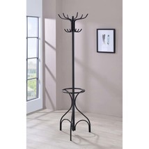 Black 12-Hook Coat Rack | Heavy Duty &amp; Stylish - $96.99