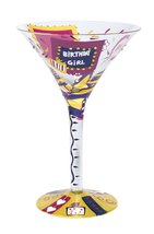 Lolita Love My Martini Glass, Birthday Girl - $26.61