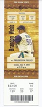 2004 Philadelphia Phillies @ Arizona Diamondbacks Full Unused ticket May... - $176.78 MXN