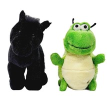 Webkinz Ganz CATERPILLAR &amp; BLACK STALLION Plushes - $6.80