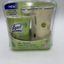 Lysol No Touch Hand Soap Dispenser System BRAND NEW!  Green Tea &amp; Ginger Scent - $27.67