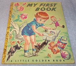 Vintage Little Golden Book My First Book No 10 1942 P Printing - £23.93 GBP