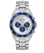Bulova Mens Watch Marine Star 98B423 Stainless Steel Quartz 100m Analog ... - $454.06 CAD