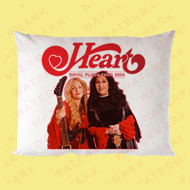 Heart Band Ann Wilson And Nancy Wilson Royal Flush Tour 2024 Pillow Case - £17.99 GBP