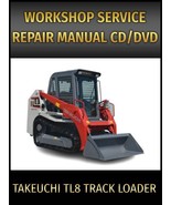 Takeuchi TL8 Track Loader Service Repair Manual on CD - $20.45