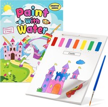 Paint With Water Coloring Book for Toddlers Mess Free Kids Watercolor Pa... - £19.48 GBP