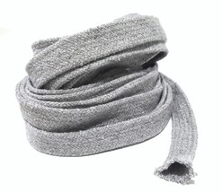 near 3/4&quot; 18mm -5y-10y Gray Cotton Blend Flat Tube Tape w/o center strin... - $6.99+