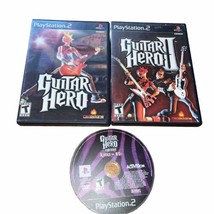 Guitar Hero I &amp; II Plus Encore 80’s No Manuals Tested And Working - £14.23 GBP