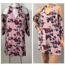 AEO American Eagle Cold Shoulder Mini Dress Size Medium Floral Print - $24.19