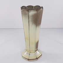 Frankoma Pottery Plainsman Vase 38 Octagonal Desert Gold *Chipped* - £10.35 GBP