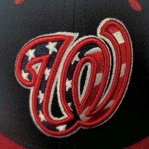 New Era Washington Nationals 5950 59Fifty Stars &amp; Stripes Cap Hat 7 On Field - £15.27 GBP
