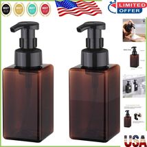 Elegant Foaming Soap Dispenser - 450ml Amber Refillable Pump Bottle Set ... - $315.07 MXN