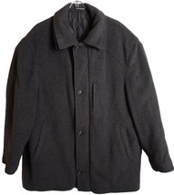 Lauren Ralph Lauren Men 44 Regular Duane Cashmere Blend Wool Charcoal Grey Coat - £83.01 GBP