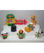 Fisher Price Little People Food stand zookeepers animals gorilla zebra g... - £13.94 GBP