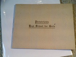 Vintage 1913 Booklet Commencement Philadelphia High School for Girls - £18.68 GBP