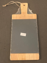 NEW Bamboo &amp; Slate Charcuterie Cutting Board 13&quot; x 5.75&quot; The Fruit Company - $7.00